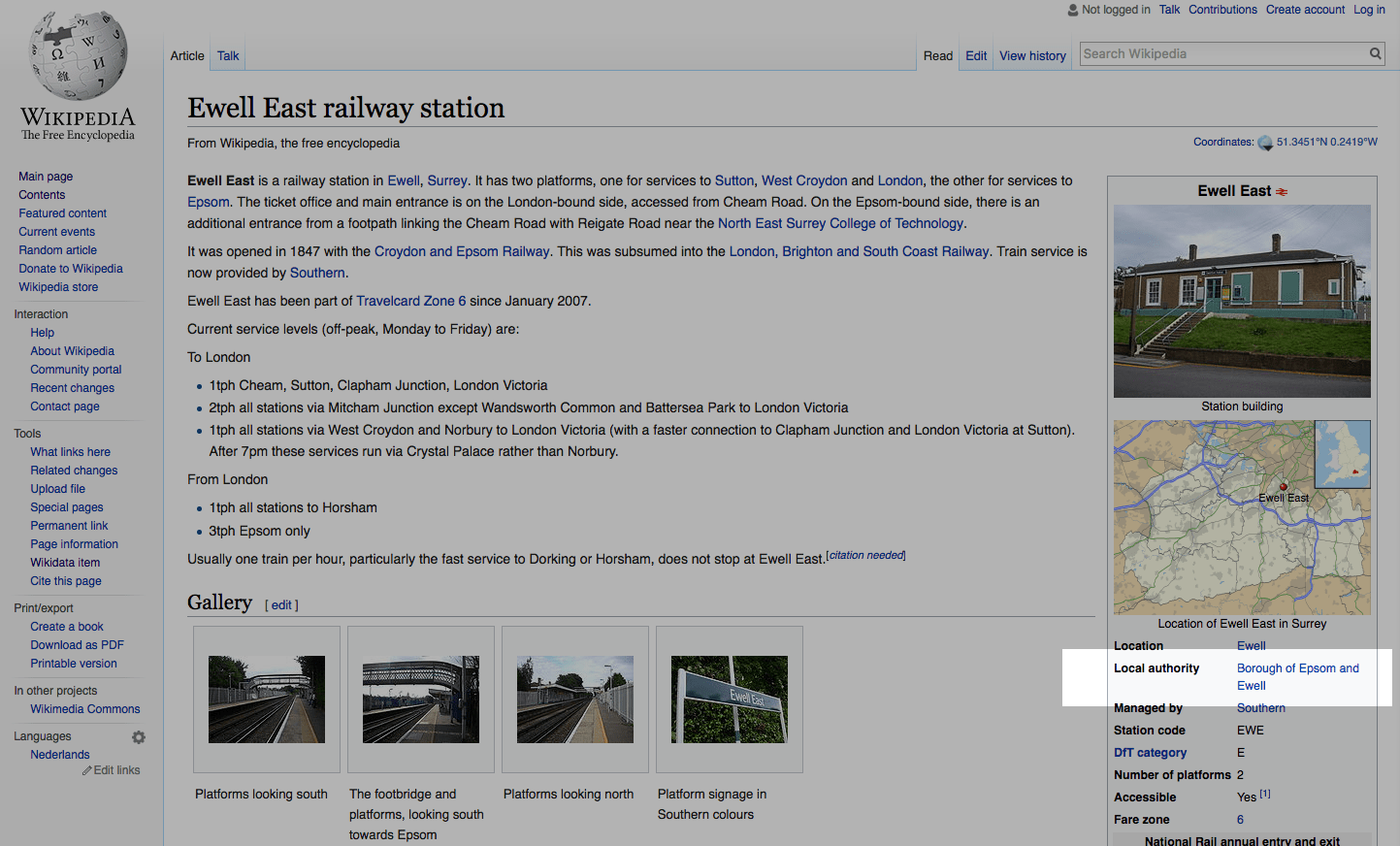 Infobox Vcard data for each train station on Wikipedia (screenshot from Wikipedia)